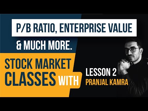 Stock Market Classes lesson 2 - P/B Ratio & Enterprise Value in Hindi ...